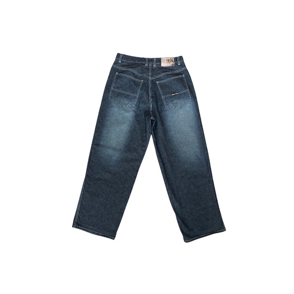 RE:VERB Men's Vintage Loose Fit 5- Pocket Jeans-34W x 30L- Blue - Picture 7 of 7